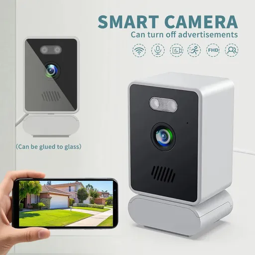 3MP dual lens security camera, suitable for home indoor and outdoor use, full-color high-definition night time, live alarm, 2-channel audio, supports 5G&2.4G WiFi, remote control through mobile app, ideal for home security and pet monitoring