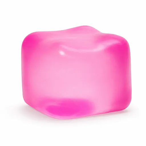 Purple Stress Cube Fidget Squishy Slow Rising Stress Ball, High Density Gel Filled Sensory Fidget Toy for Anxiety Relief