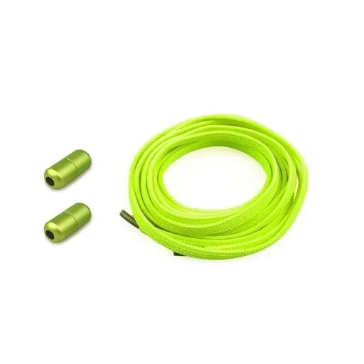 No Tie Locked Elastic Shoelace Shoe Lace Lazy Laces Sports Sneakers - Green