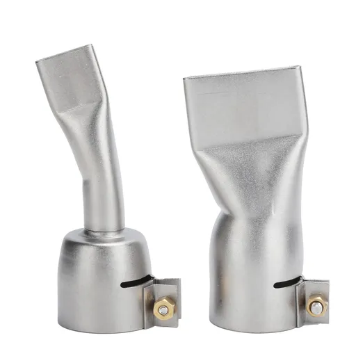 2Pcs Welding Gun Flat Nozzle 20mm Small 40mm Large Tip for Welder Tool Stainless Steel