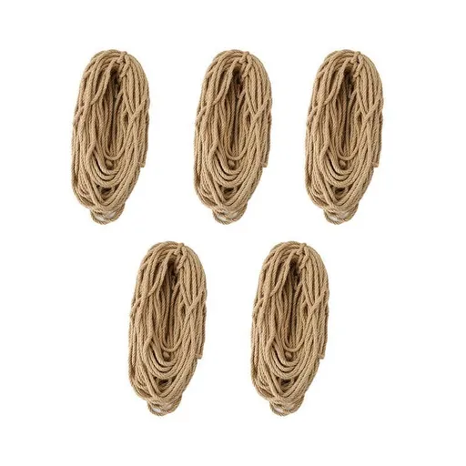 Sisal Rope Natural Jute Hemp Manila Twine String Cord 1-14mm Thick Craft DIY - 5Rolls-10MM*50M