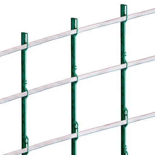 Electric Fence Tape, 1640Ft 500M Polytape Fencing Hot Wire, 3/4" Width 6 Stainless Steel Strands for Reliable Conductivity, UV & Rust Resistance, Portable Polywire for Horse Cattle Livestock