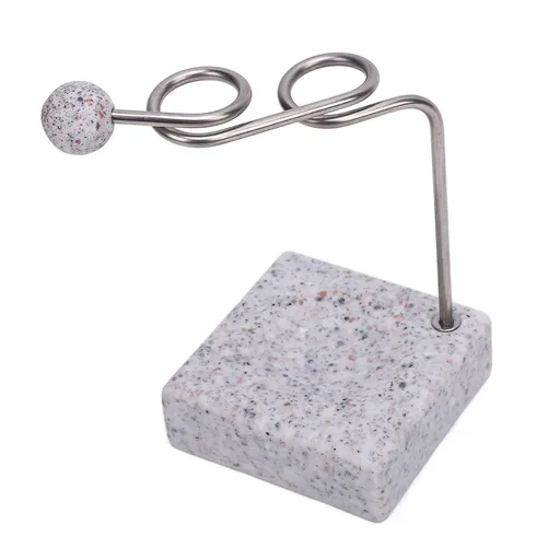 Toothbrush Holder Stainless Steel Bracket and Resin Base Cute Modern Tooth Brush Organizer for Bathroom