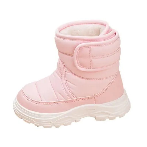 Toddler Boy Girl Anti Slip Warm Winter Boots Brown AU6 Size for Outdoor Walking Snow Sport Trekking