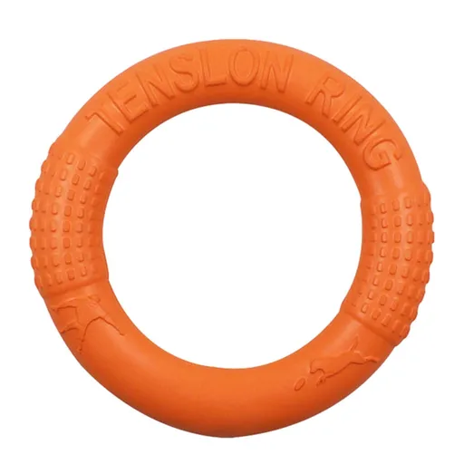 Pet dog EVA training pull ring chew resistant pet toy floating foam border collie training solid circle