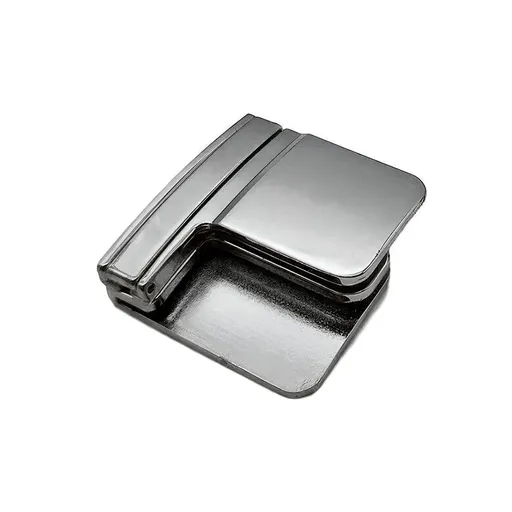 Folding Multipurpose Belt Clip Adjustable Buckle for Pants Belts and Accessories - Silver