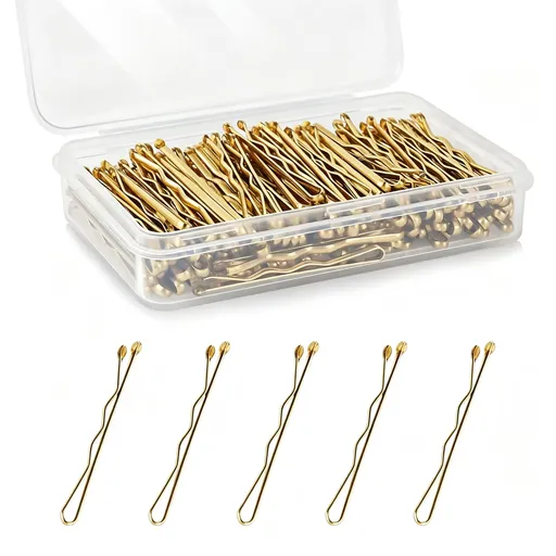 150 Pack Mini Bobby Pins with Storage Box, 1.38 in