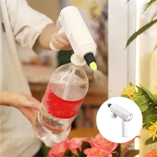 Electric Spray Bottle, Automatic Watering Can Rechargeable Battery Powered Sprayer With Adjustable Spout For Garden, Fertilizing, Cleaning