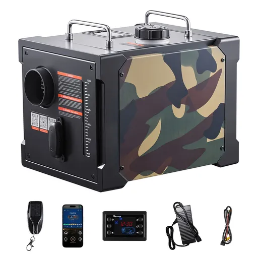 Diesel Heater, 8KW, DC 12V/24V, All in One Portable Diesel Air Heater with Bluetooth APP Control, Remote Control and LCD Screen, 7 L Fuel Tank for Trucks, Vans, RVs, Campers, and Garages