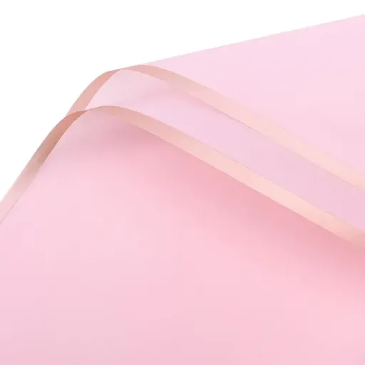 100PCS Waterproof Flower Gift Wrapping Paper Florist Bouquet Craft Packaging - Pink