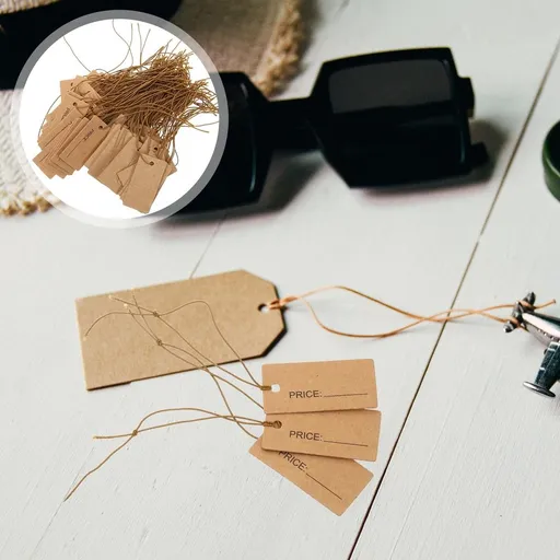 100Pcs Men's Jewelry Tags For Cloth Paper Labels