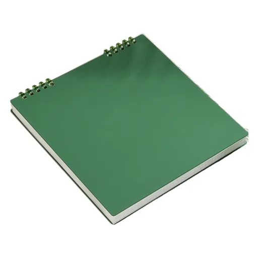 Sketch Book, Spiral Grid Sketchpad for Drawing Writing and Crafts, Top Bound Notebook for School and Travel, Army Green, 7.87 x 7.56 inches