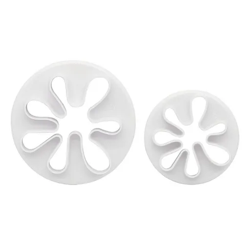2PCS Paint Cookie Mold Splatter Fondant Mold for Cake Cupcake Decoration Polymer Clay Crafting Projects Party Supplies