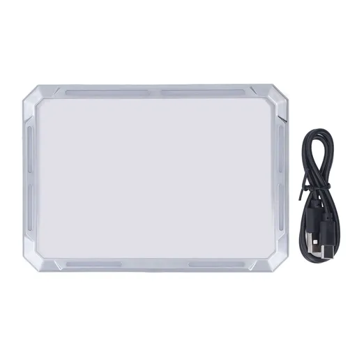 Portable LED Work Light Rechargeable Floodlight IP44 Waterproof Dimming Lamp for Outdoor Camping Hiking Workshop