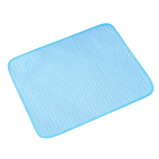 Blue Pet Summer Ice Silk Cooling Mat - Breathable Latex Sleep Pad for Dogs & Cats (150*100cm)
