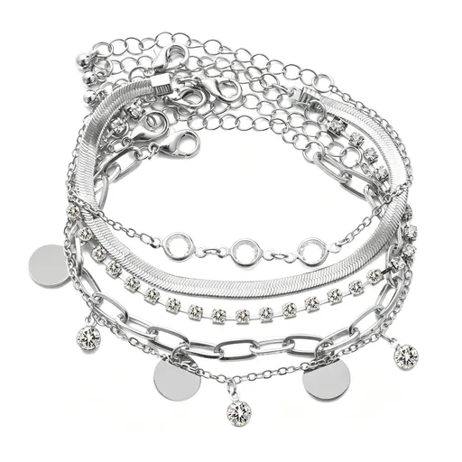 Chic Irregular Bangle Set Women Stackable Bracelet Set Fashion Hand Jewelry h55725 Popular Christmas Holiday Gift