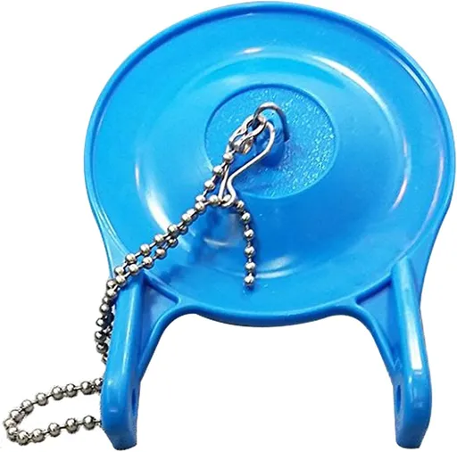 Large 3-Inch Toilet Flapper Replacement Compatible with Gerber 99-788, Water Conserving Toilet Flappers for 3 Inch Flush Valves, Stainless Steel Chain, High Performance, Easy to Install, Blue