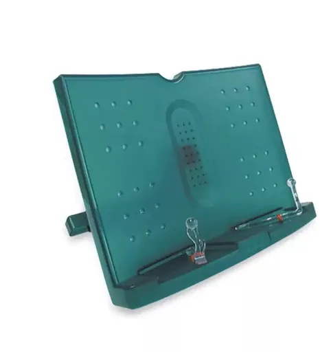 Reading rack - Green 180 degree adjustable portable reading rack/bookshelf/document rack