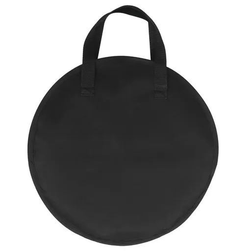 Round Cable Bag, Waterproof Jumper Cable Organizer Storage Bag, Perfect for Jumper Cables,RV Sewer Pipe,EV Charging Cord Storage,Extensions and Garden Hoses,Camper Accessories (Black,oniy bag)