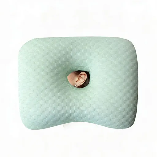 Green Ice Bean Cooling Ear Cushion, Beat Heat & Ear Ache At Night