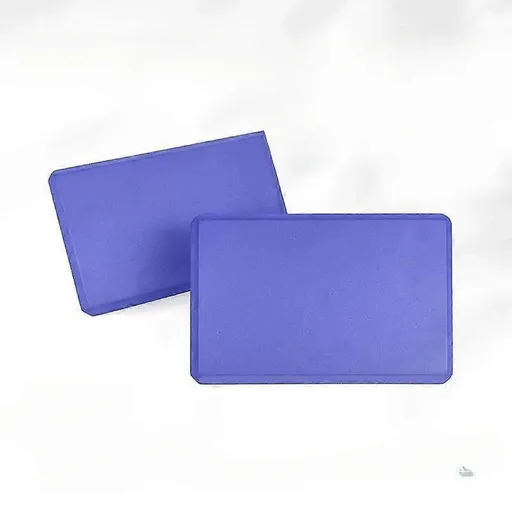 EVA Yoga Block Foam Brick for Yoga Pilates Stretching Dance Fitness Training - Purple