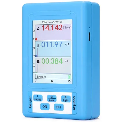 BR-9A Handheld Portable Electromagnetic Radiation Detector High Precision Electromagnetic Radiation Tester