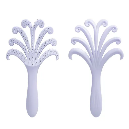 1PC Octopus Scalp Massage Brush – Multi-Functional Detangling Brush – Wet & Dry Use, Tangle-Free – Home Hair Care Brush for Women with Long or Curly Hair,purple.