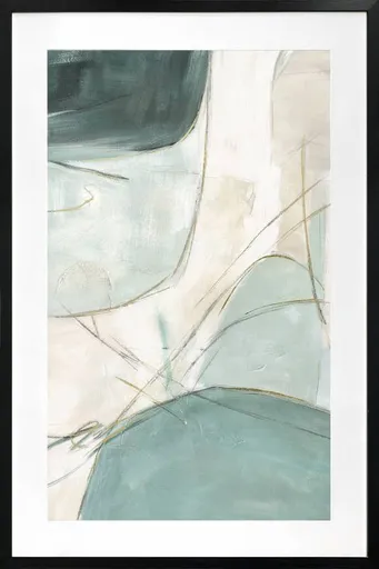 Billow Artwork Framed W Glass Front 80x120cm
