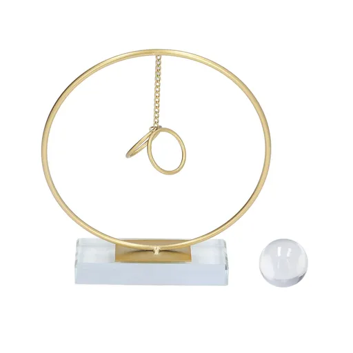 Crystal Ball Ornament Modern Simple Abstract Style Add Vitality Safe Durable Widely Used Fortune Teller Crystal Ball
