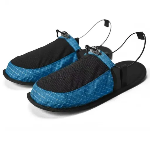 Lightweight Packable Quick-Dry Slip-Ons for Camping, Beach, Travel & Hotel Use, M (Blue)
