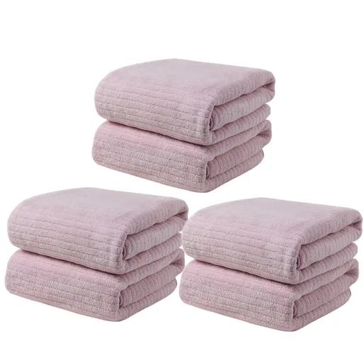 Microfiber Hair Towel Wrap - Quick Dry Curly Hair Wraps for Women Wet Hair, Microfiber Towel for Hair, Hair Drying Towel Wrap, Hair Towels for Women, Hair Turban for Wet Hair (29 ×14 Inch) 3 pc Purple