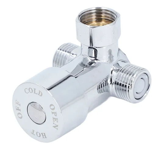 Hot Cold Water Mixing Valve Brass G1/2 Faucet Water Temperature Mixer for Automatic Sensor Faucet