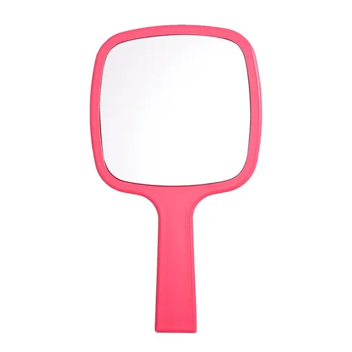 Small Handheld Hand Mirror Compact Travel Makeup Mirror Handheld Cosmetic Mirror with Handle Personal Mirror Portable （2pcs）