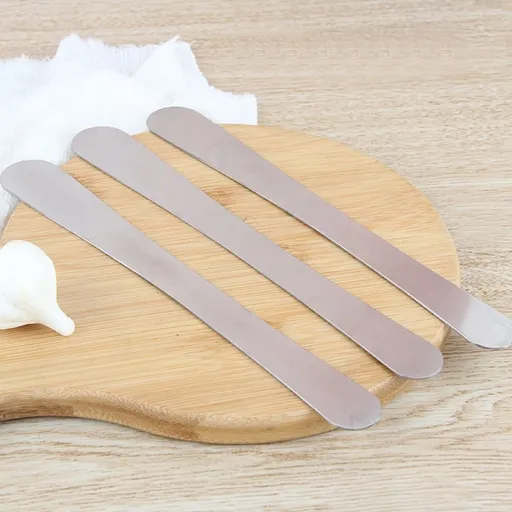 3-Piece Stainless Steel SpatSet for Baking, Cake Decorating, Frosting, and Professional Kitchen Tools