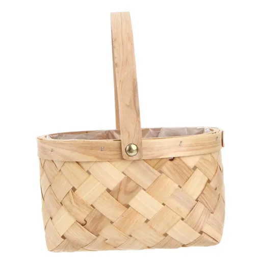 Mini Woven Baskets with Handles Miniature Flower Basket Rustic Hanging Wedding Decor Mini Hamper Baskets Playset Mini Scene Prop