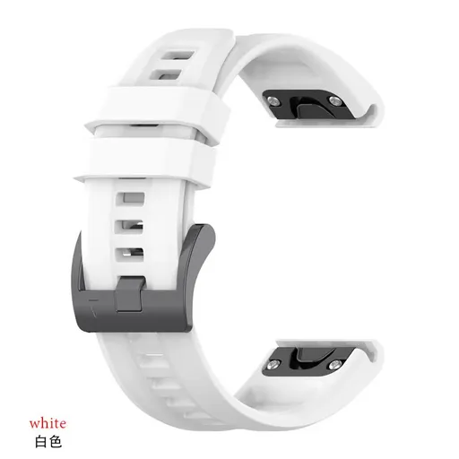 26mm Silicone Strap for Garmin fenix 7X 7 7S 6X 6 Pro 6S 5 5X Plus Smartwatch Bracelet for Garmin Descent mk2i mk3 51mm 12 12 Garmin Fenix 7S