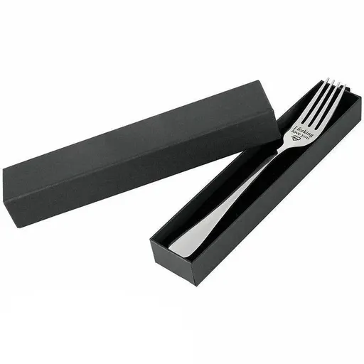 Engraved Stainless Steel Fork with Gift Box Love Message Utensil for Couples Present - A.I forking love you