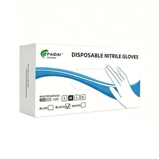 300Pcs Black Nitrile Gloves-Extra Large
