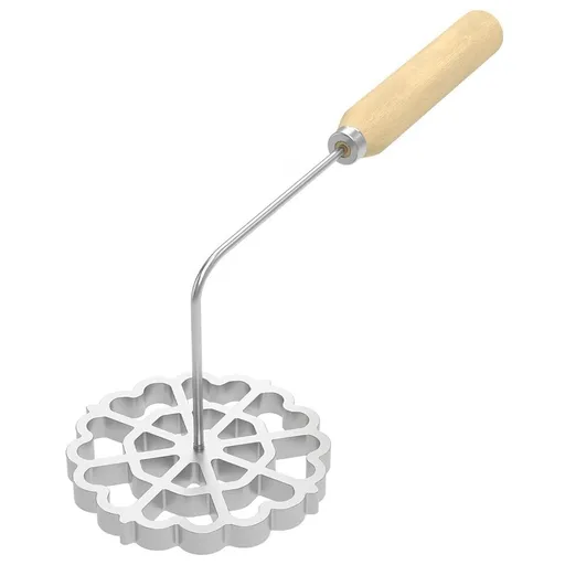 Mold with Wooden Handle, Aluminum Cookie Maker Mold, Detachable Rosette Maker Rosette Timbale Iron Set
