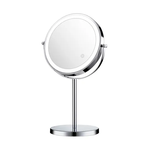 3X Magnification Freestanding, Tabletop Vanity Mirror Magnified with 360° Rotation, Portable for Dressing Table, Bathroom