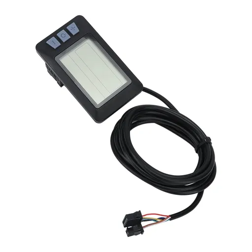 Electric Bike LCD Display, Multi Function Bicycle Speedometer Odometer Waterproof Bike Display Meter Control Panel