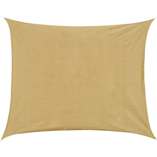 210D Rectangular Shade Sail Solar Canvas Sun Awning Sand, 4 x 6m