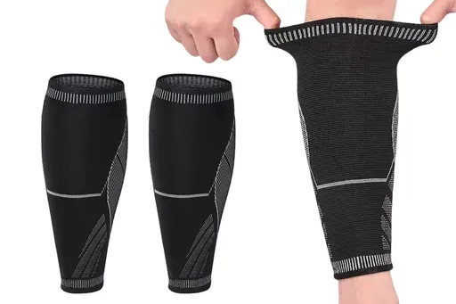 2Pcs Calf Compression Sleeves Support Shin Splints Running Sports Unisex - S
