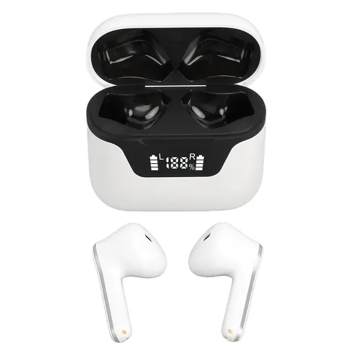 Language Translator Earbuds Bluetooth Support 144 Languages Translation Wireless Translator Earphone White