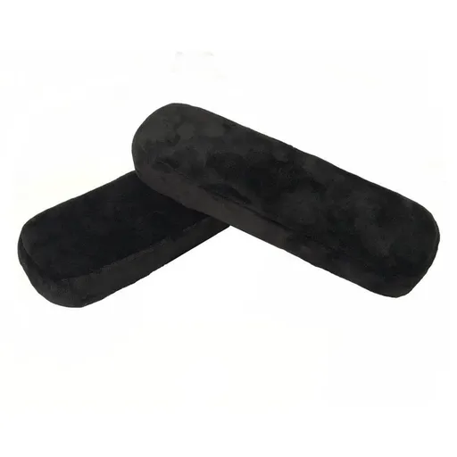 Thick Armrest Pads - Foam Office Chair Arm Pads - Arm Rest for Desk Chair & Gaming Chair Armrest Pads - Chair Arm Covers - Elbow Support (Set of 2) (Black)