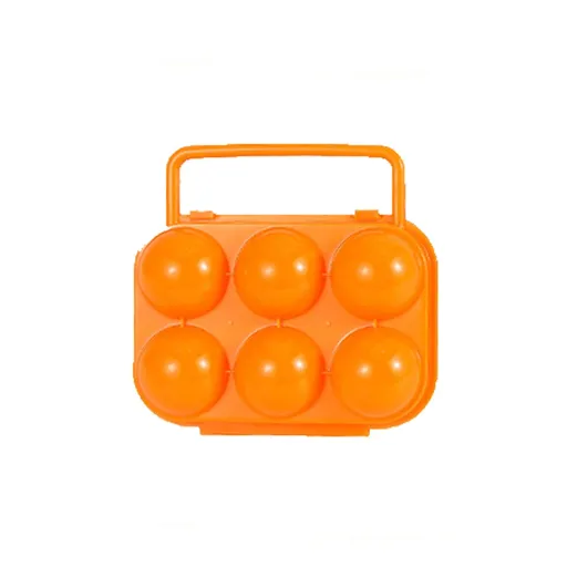 Cereal Container Grid Egg Storage Box Portable Egg Holder Container for Outdoor Camping Picnic Plastic Kitchen Organizer Case Eggs