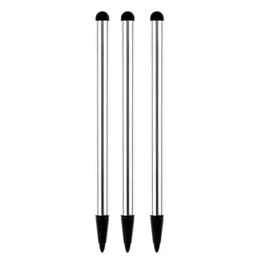 3X Universal Touch Screen Stylus Pen For Ipad Iphone Samsung Tab Lg Htc Pda - Silver *3 PCS