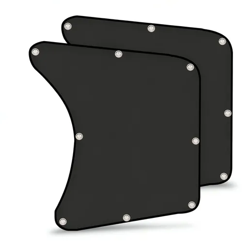 2 Pack Semi Truck Window Shades, Universal Truck Side Window Sun Shade RV Glare Shield Accessories