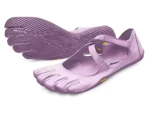 Purple Breathable High-Grip Five-Finger Yoga & Pilates Shoes (Foot Length 25.5CM) - Professional Training Footwear for Natural Toe Splay & Barefoot Feel