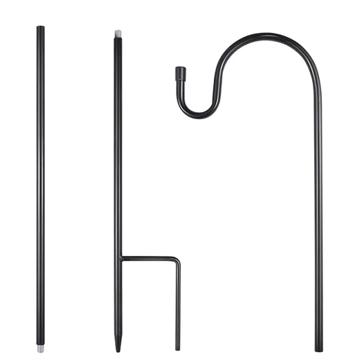 Garden Hooks for Outdoor Lanterns, Garden Hooks for Hanging Plants, Solar Lights, Small Shepherds Hooks for Outdoor, Plant Poles 100CM